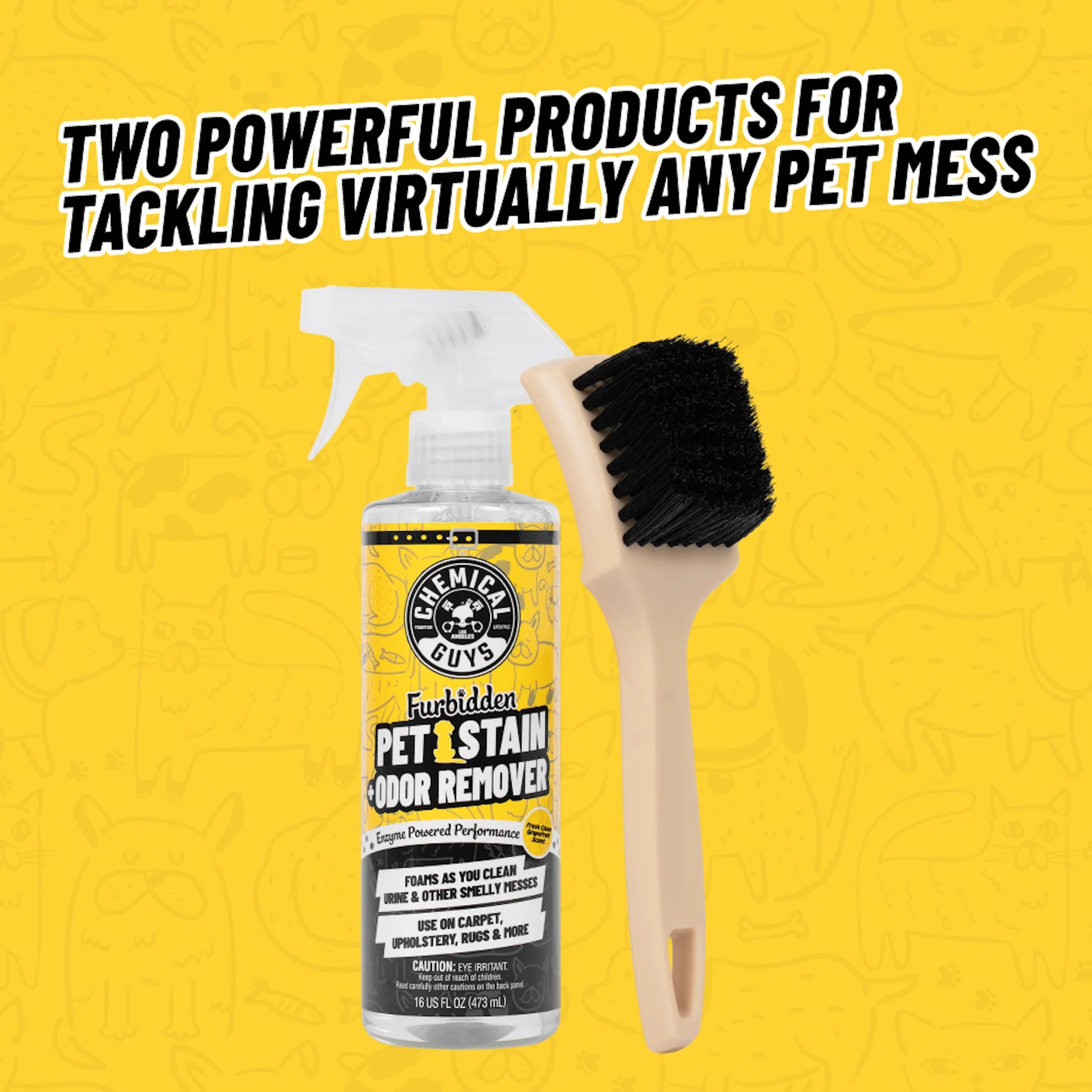 Furbidden® Pet Stain & Odor Remover + Nifty Brush Kit - Image 3