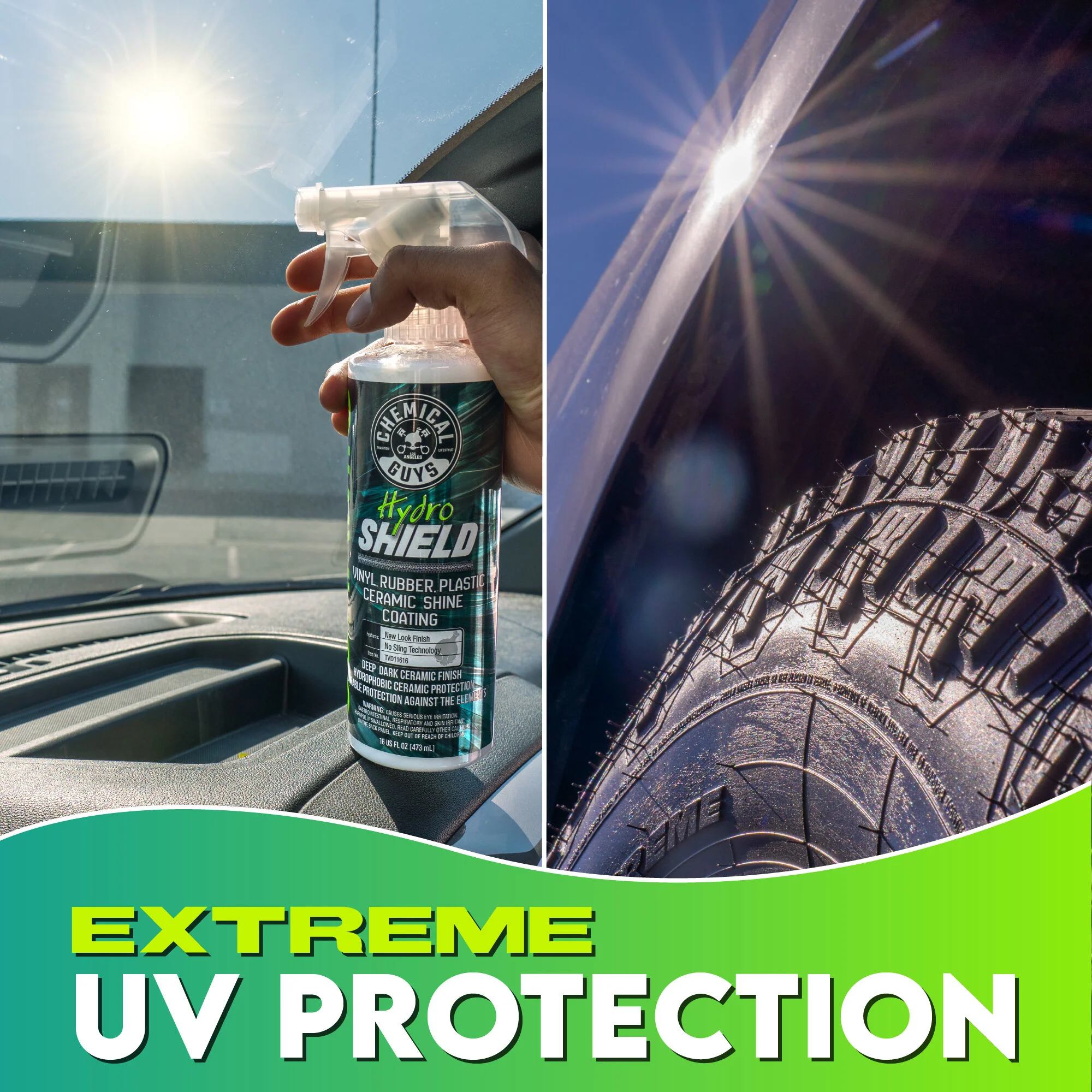 HydroShield Vinyl, Rubber, Plastic Ceramic Shine Coating - Image 7