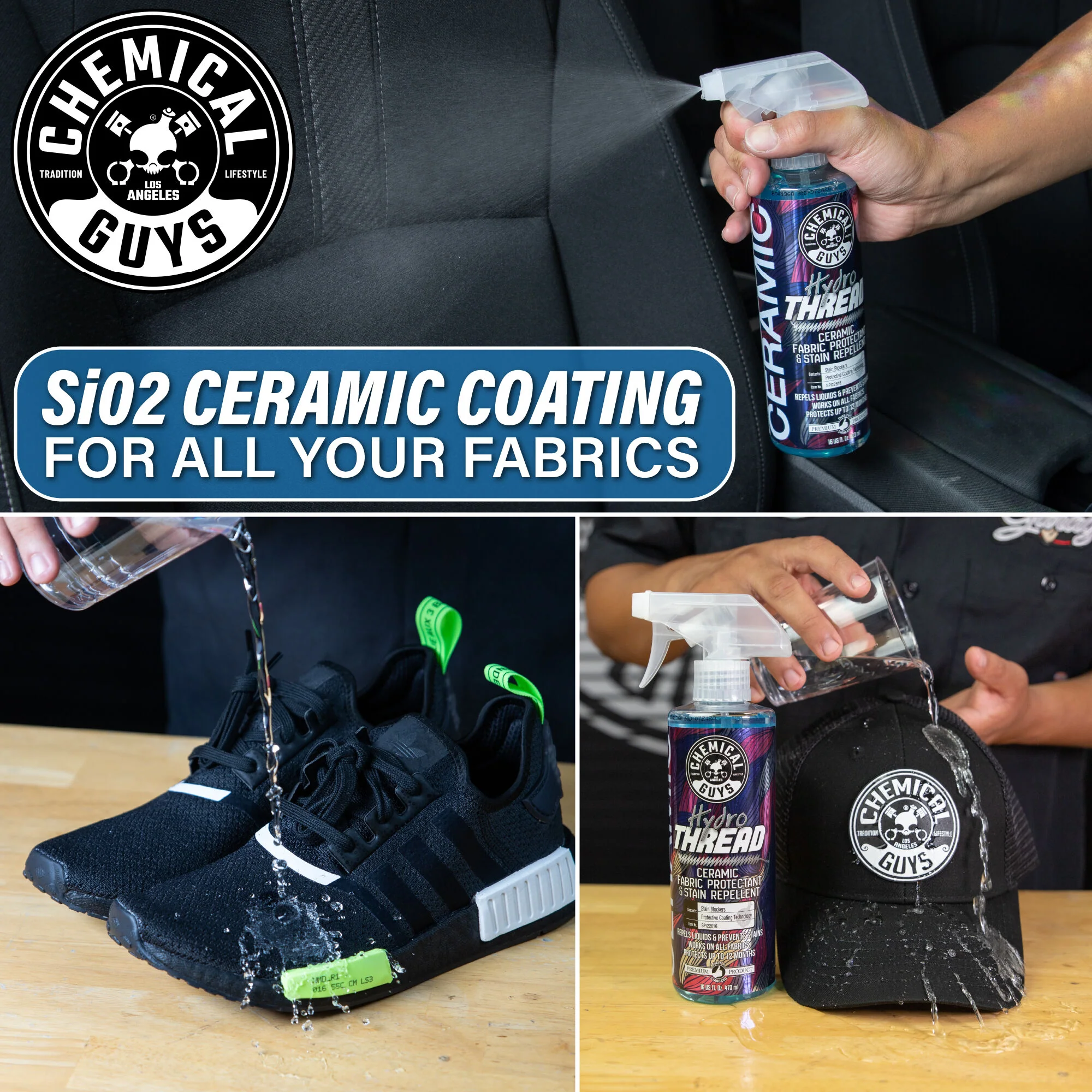 HydroThread Ceramic Fabric Protectant & Stain Repellent - Image 3