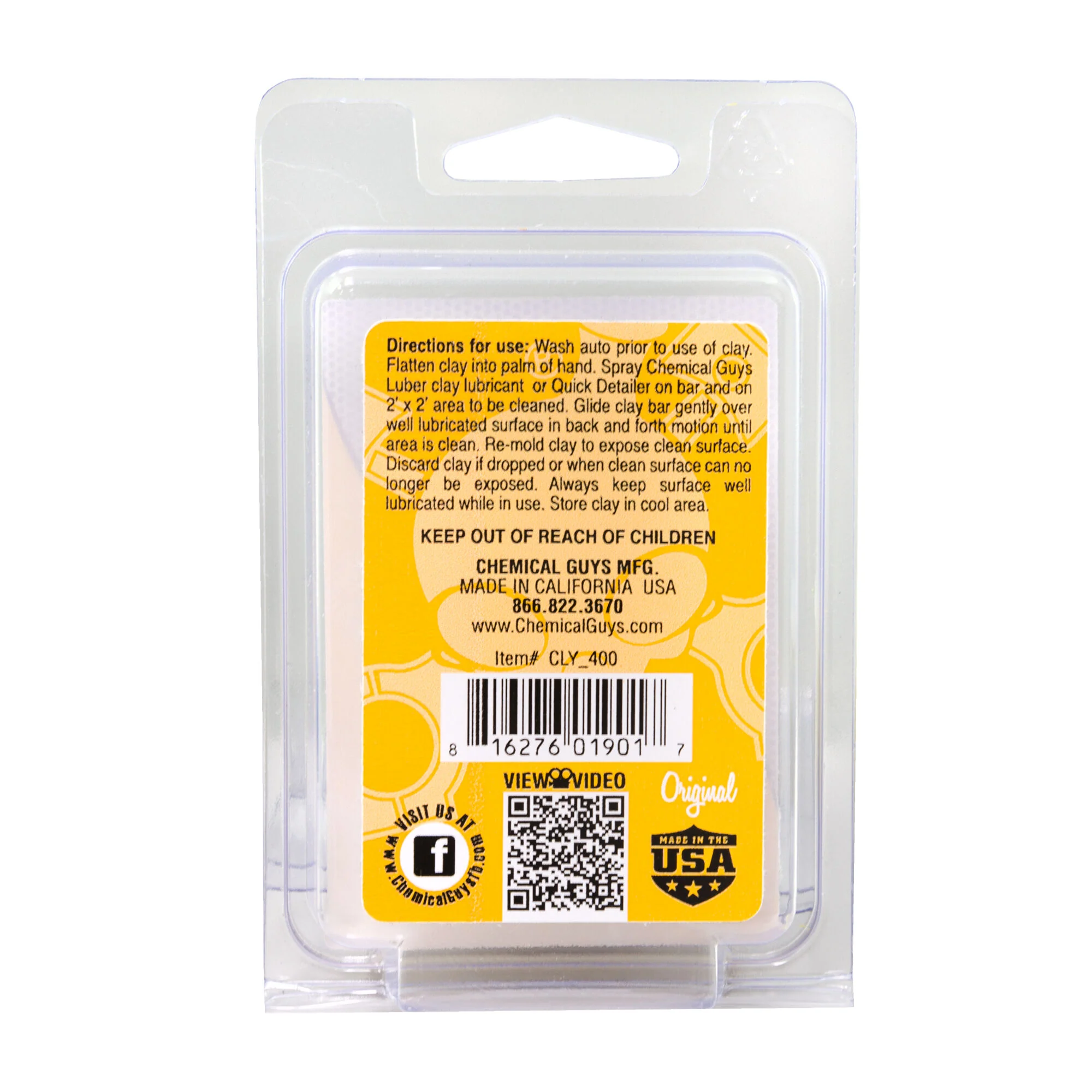 OG Clay Bar (Light/Medium Duty, Yellow) - Image 5